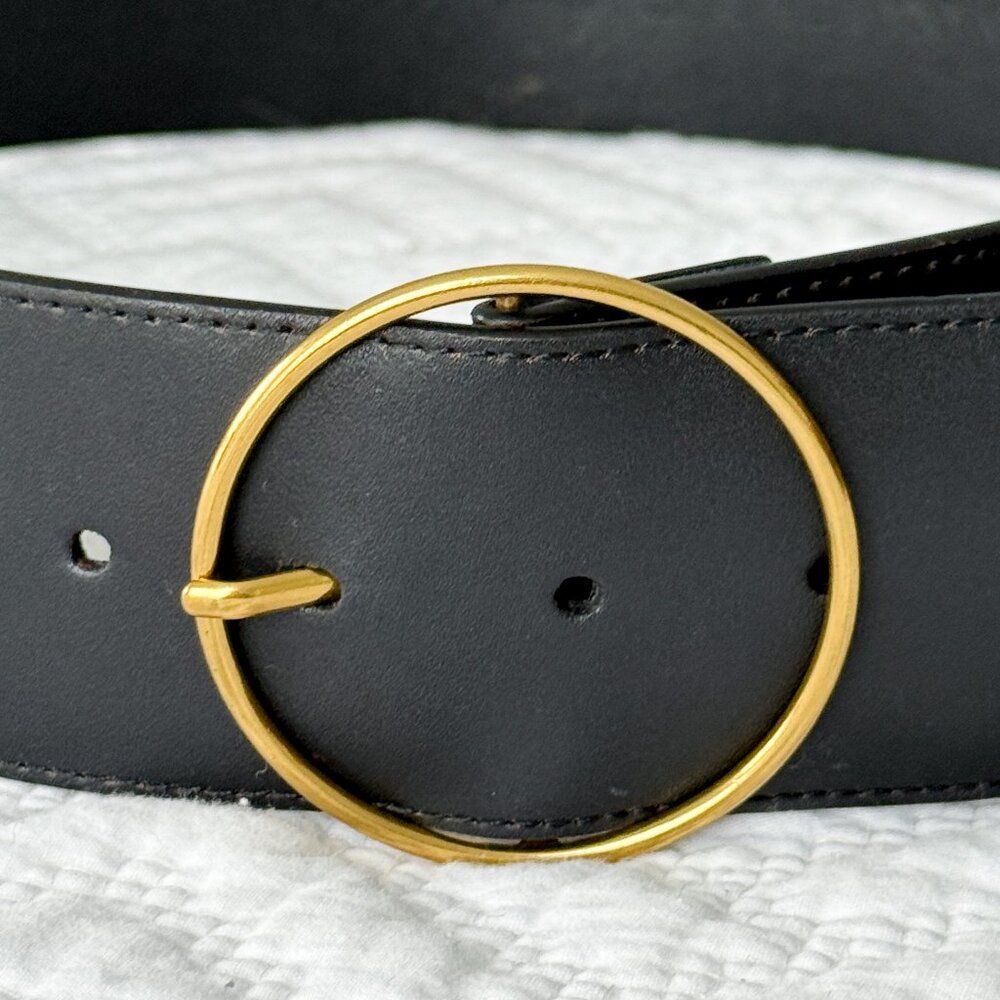 BANANA REPUBLIC - Split Cow Leather Belt - Womens - Large